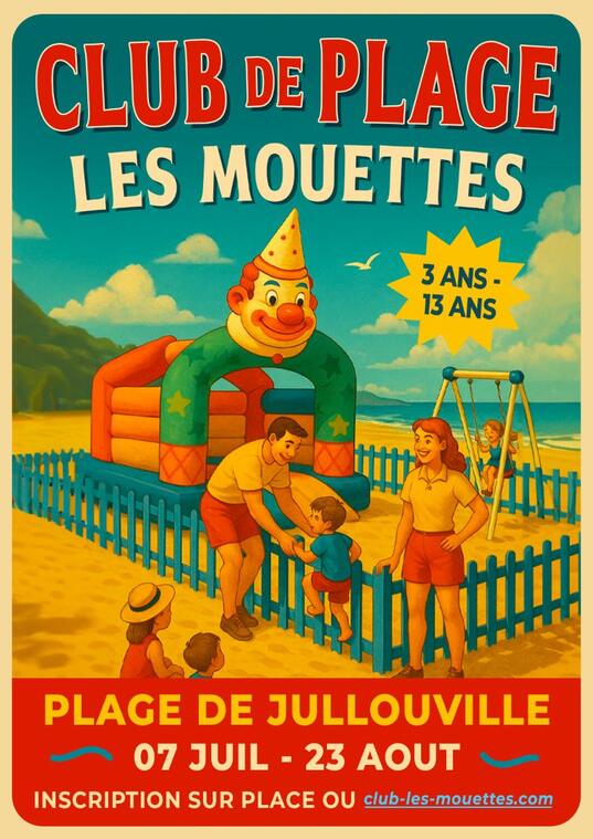 Les Mouettes club de plage Jullouville 2025