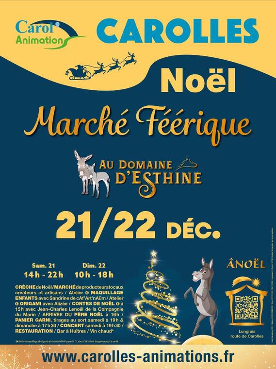 Marché Noël Domaine d'Esthine 2024