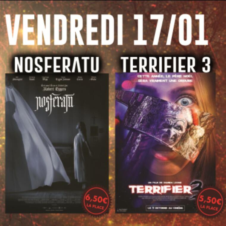 Vendredi films horreurs 2025