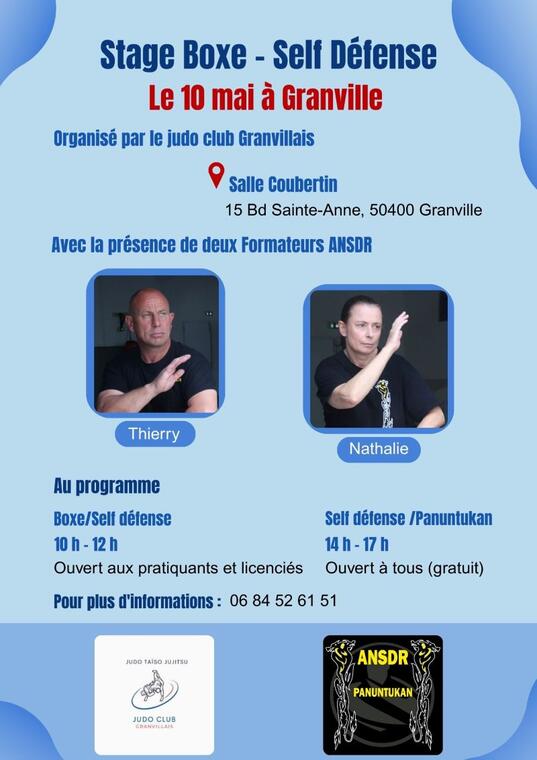 Stage boxe Granville 10.05.2025