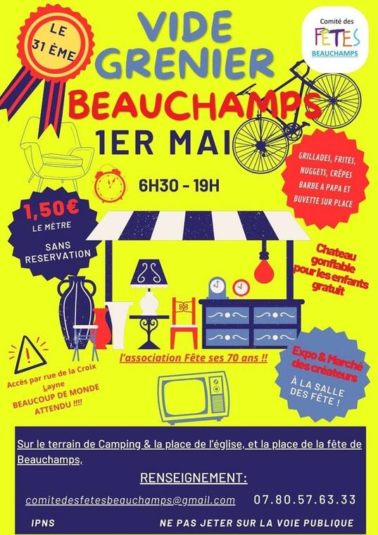 Vide Greniers Beauchamps 2025