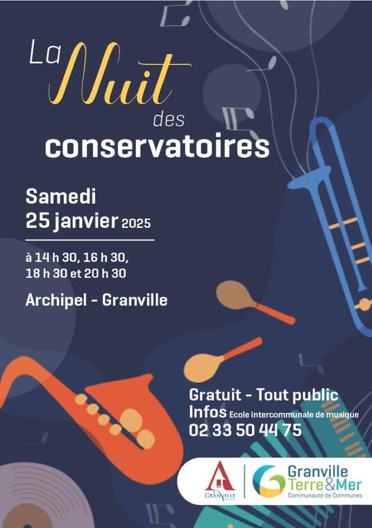 affiche la nuit des conservatoires 2025