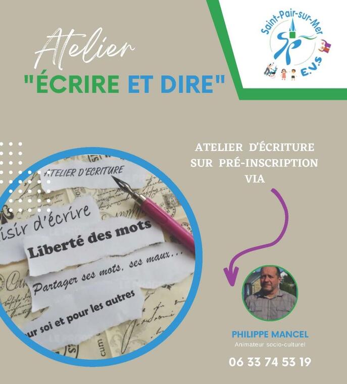 atelier d'écriture EVS