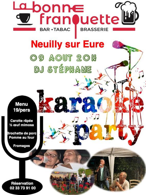 Karaoké party Neuilly sur eure