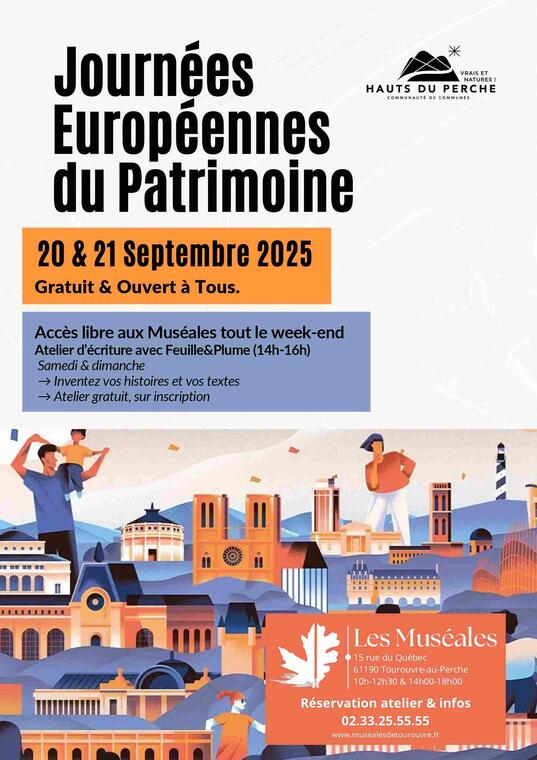 Affiche 2025 JEP Muséales Tourouvre