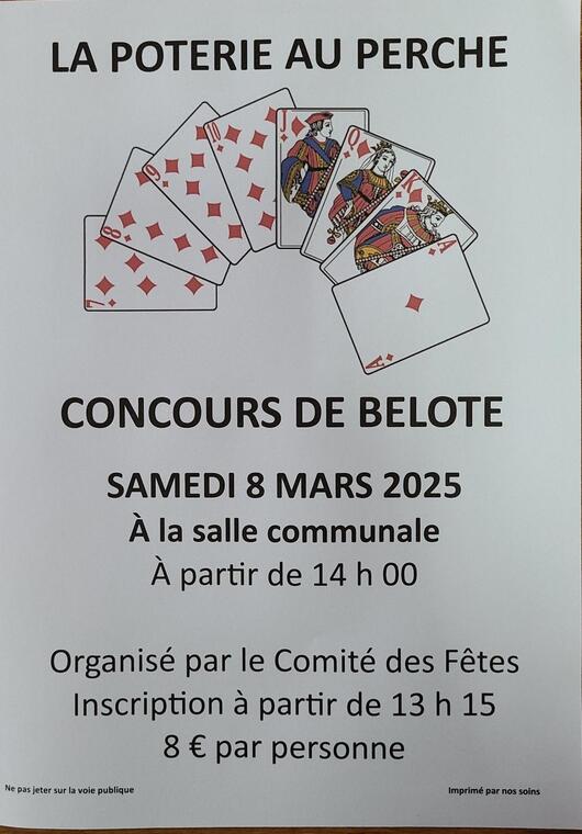 Concours de belote la Poterie au Perche 8 mars copie