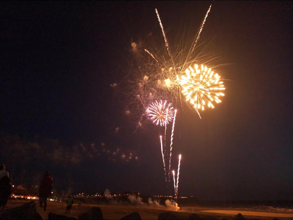 Feu d'Articife Donville-les-Bains