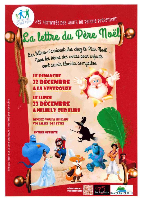 La lettre au Père Noel Neuilly-Ventrouze 22 et 23 décembre-compre