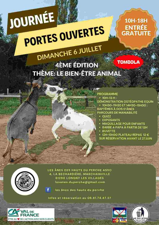 Portes ouvertes des ânes des Hauts du Perche