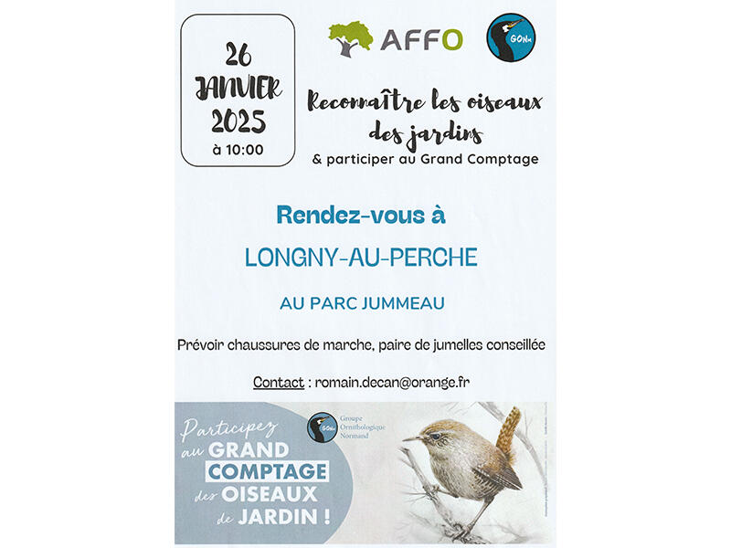 grand comptage oiseaux longny 2025