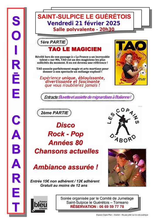 Affiche cabaret