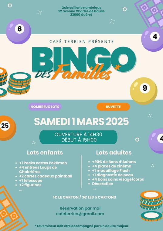 Bingo des familles