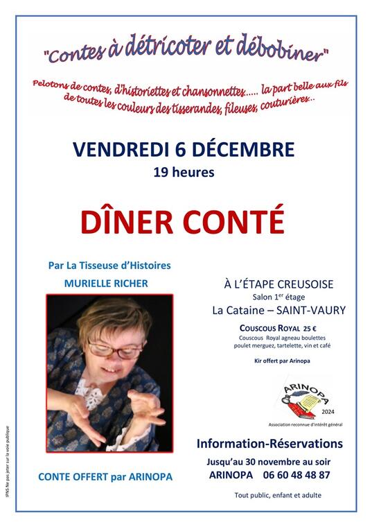 Dîner conté