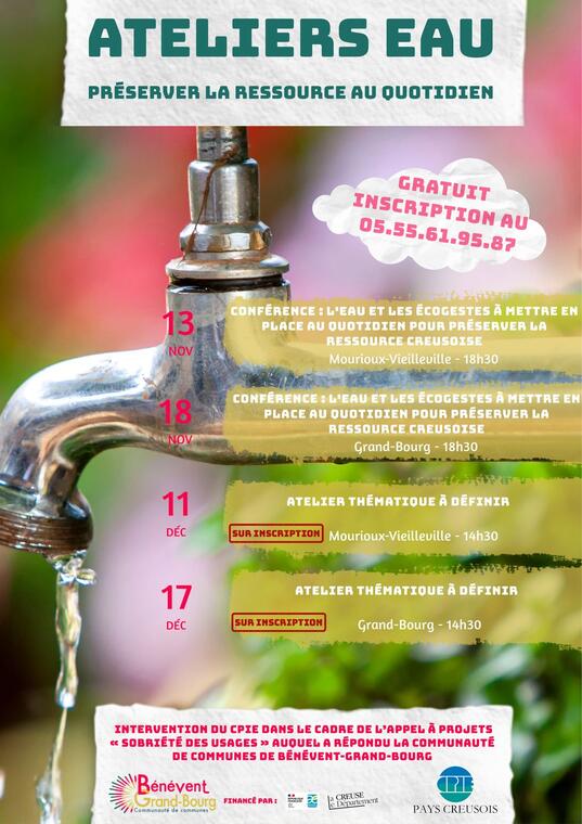 Ateliers Eau