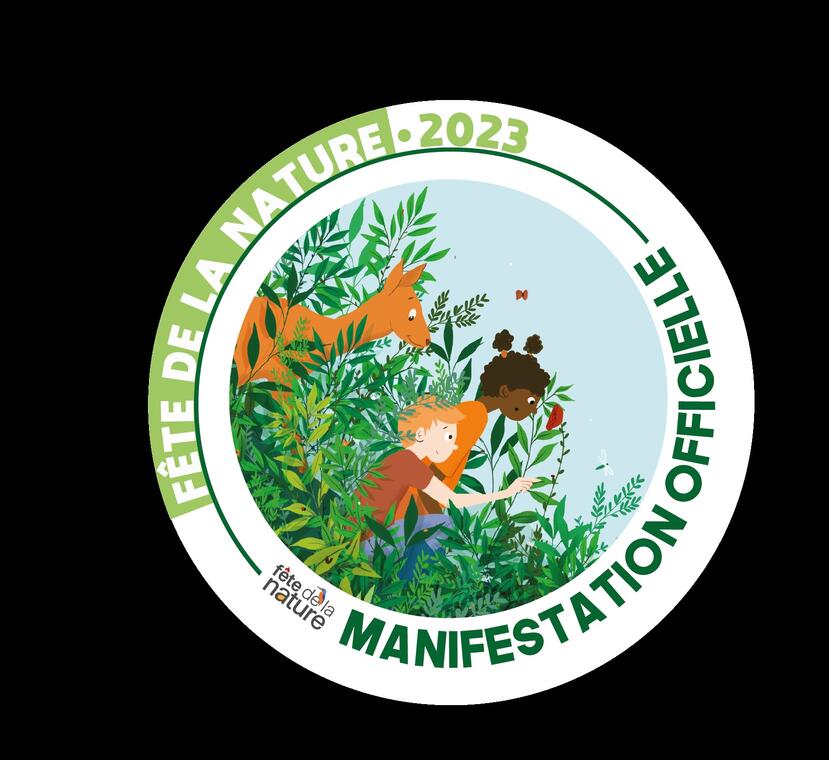 Macaron manifestation officielle 2023 Fête de la Nature