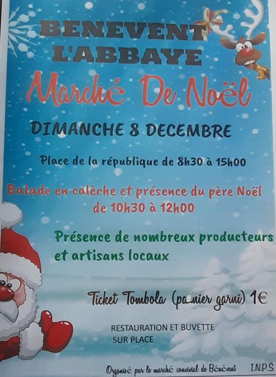 Marché Noël Bénévent l'Abbaye