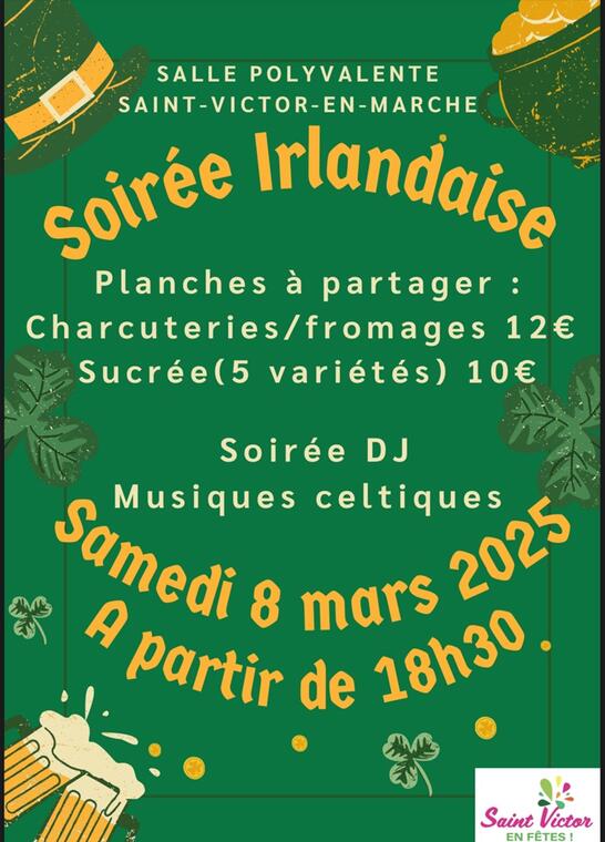 Soirée Irlandaise