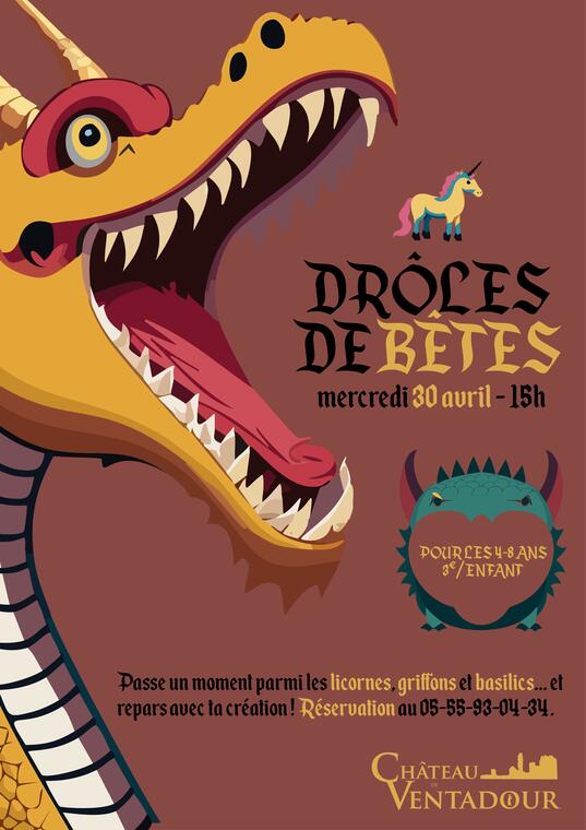 atelier drôle de bêtes 30-04