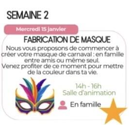 fabrication de masque