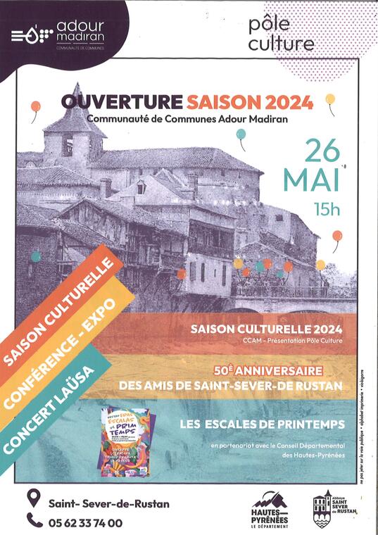 Ouverture saison 2024