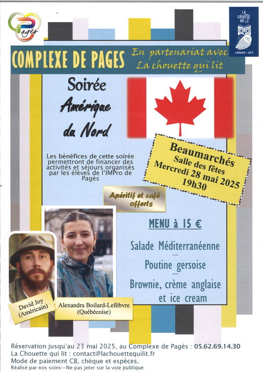 Beaumarchés soirée amérique du nord 28.05