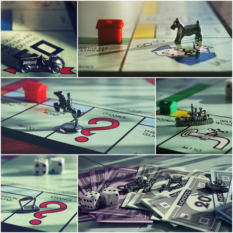 Jeux Monopoly © Pexels-suzy-hazelwood