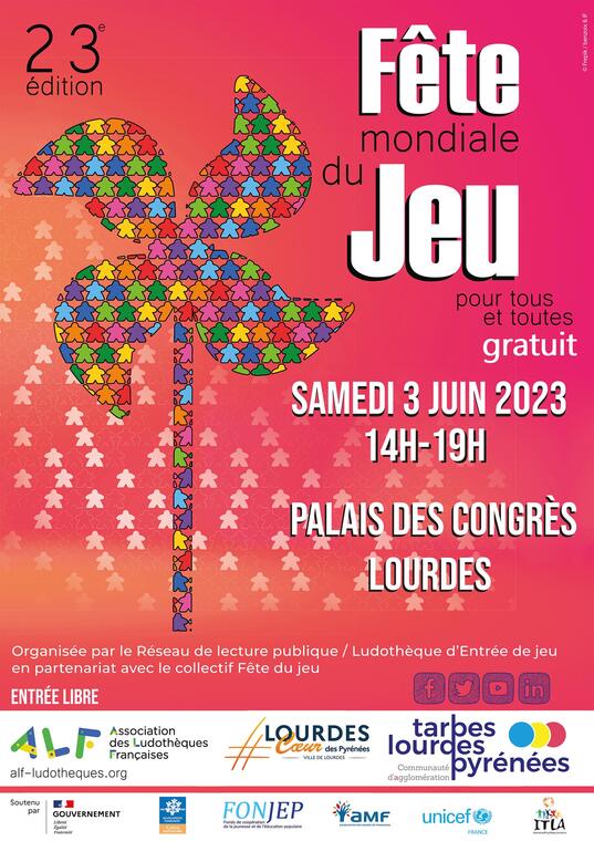 Lourdes palais des congrès fête du jeu 3 juin 2023