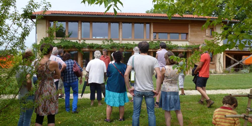 Visite de l'écocentre ©Pierre et Terre