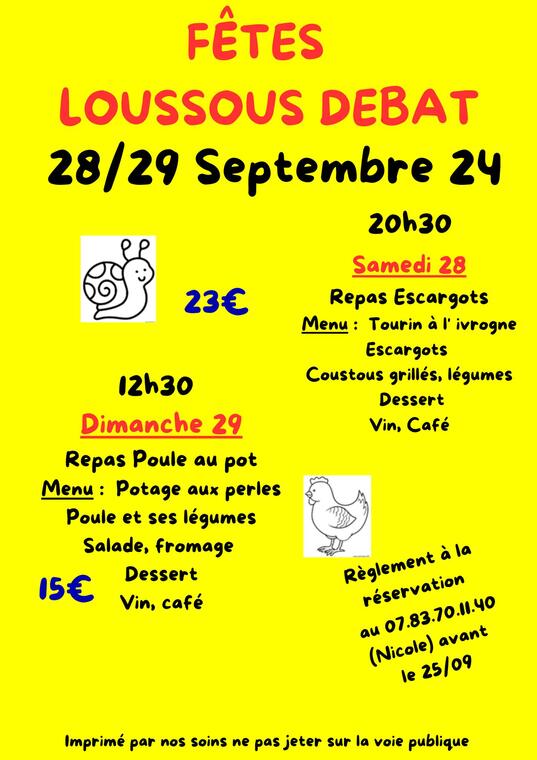 affiche fête locale