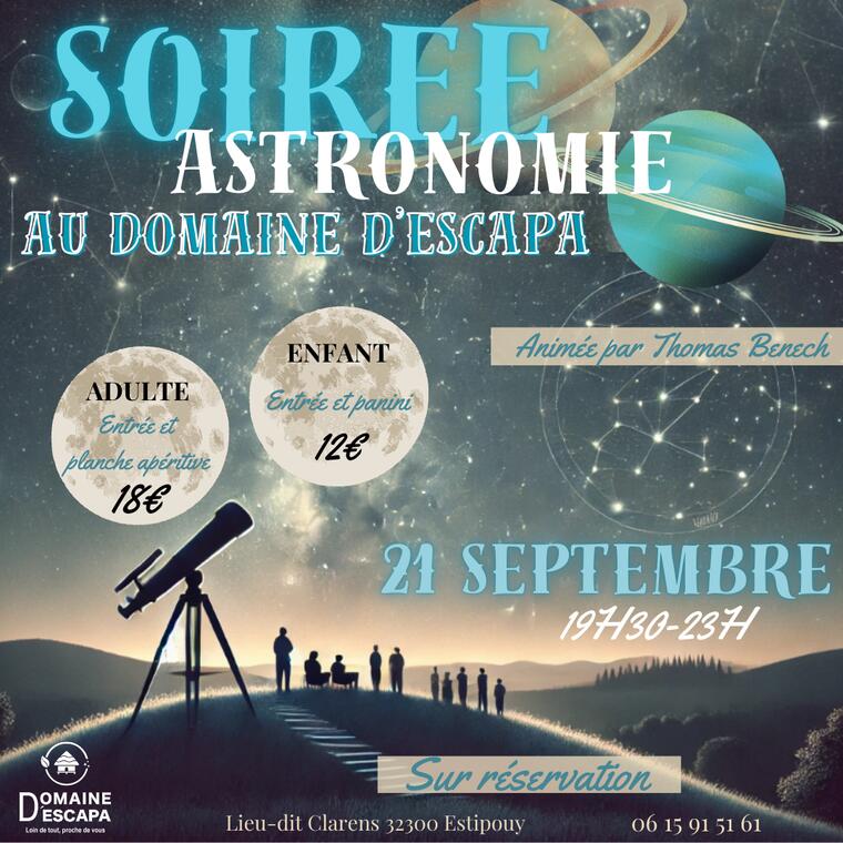 Soirée Astronomie - 2