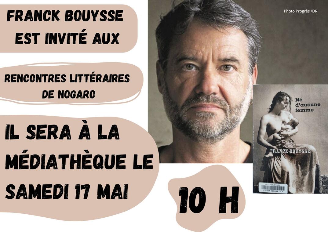 rencontre auteur . Riscle. 17.05