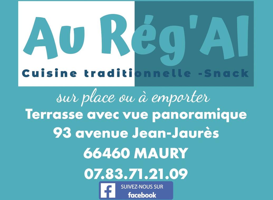 AU REG'AL Restaurant - MAURY