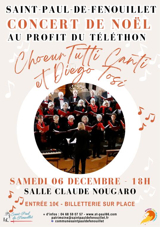 Affiche Concert Téléthon 2025 MAJ 10/10/25 - 1