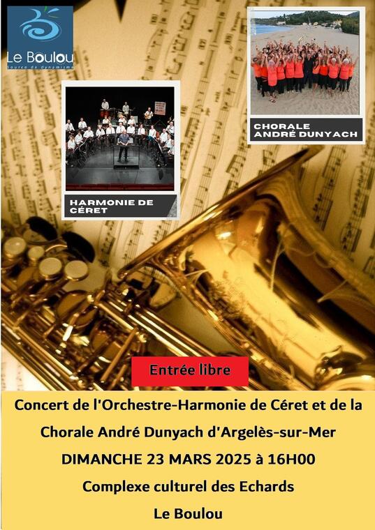 Affiche concert Le Boulou 2025