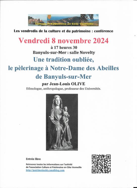 Conférence 20241108 Pelerinage Notre Dame des Abeilles