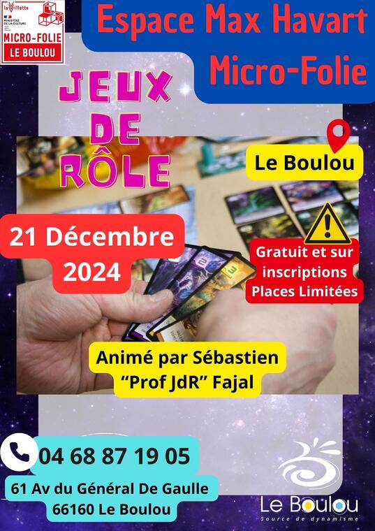 Jeux  - JDR 25 Mai 2024