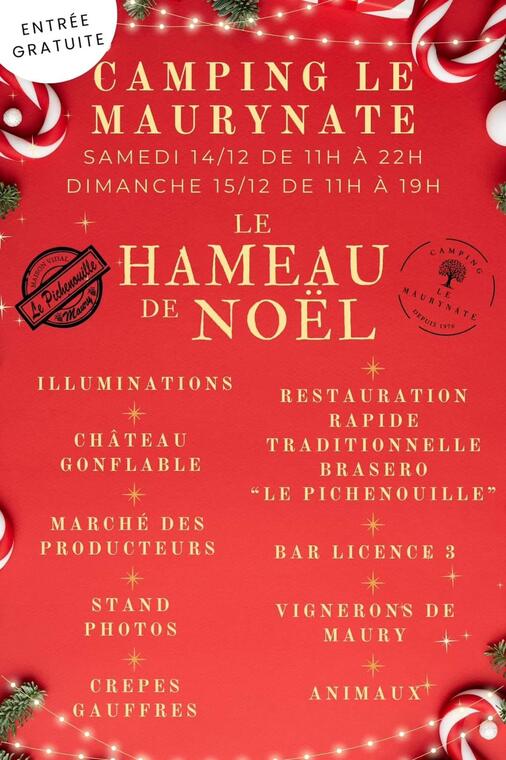 LE HAMEAU DE NOEL_Camping le maurynate_14 et 15-12-2024