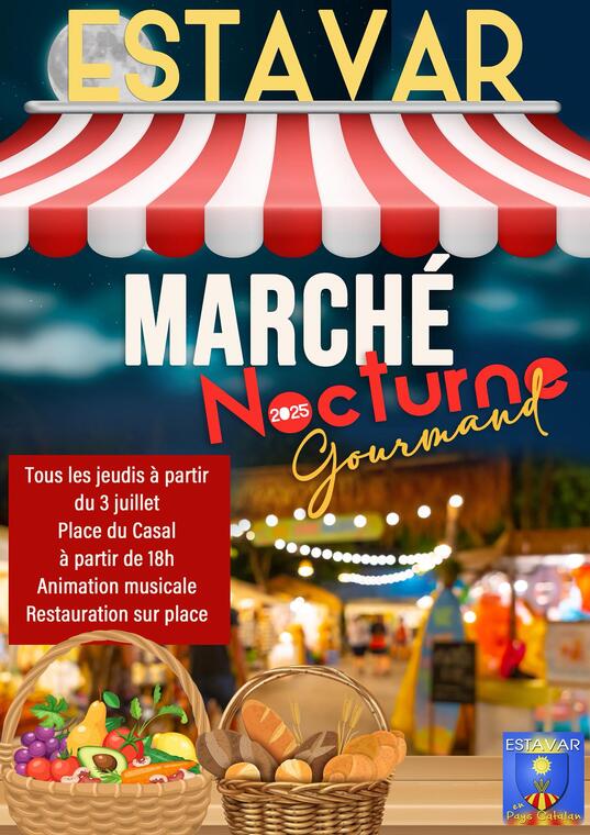 Marché nocturne ESTAVAR