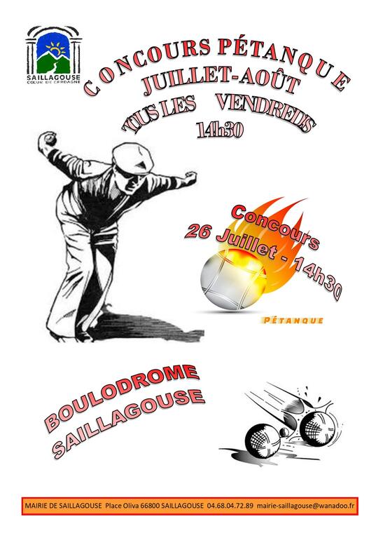 SAILLA petanque juillet