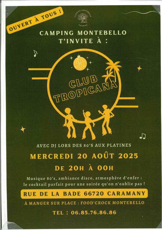 SOIREE - CARAMANY - CAMPING