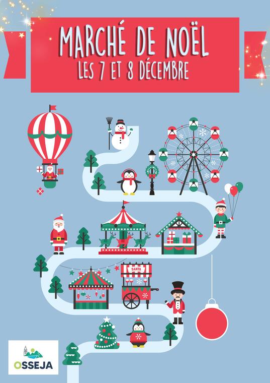 affiche marché de noel 2024