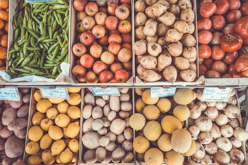 caisses fruits légumes