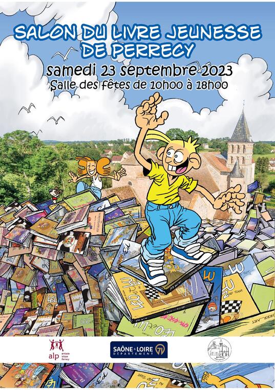 Affiche salon du livre jeunesse