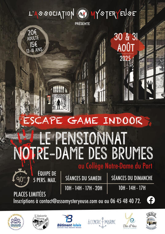 AFFICHE_ESCAPE GAME 2025 web