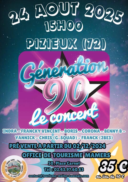 Concert Génération90