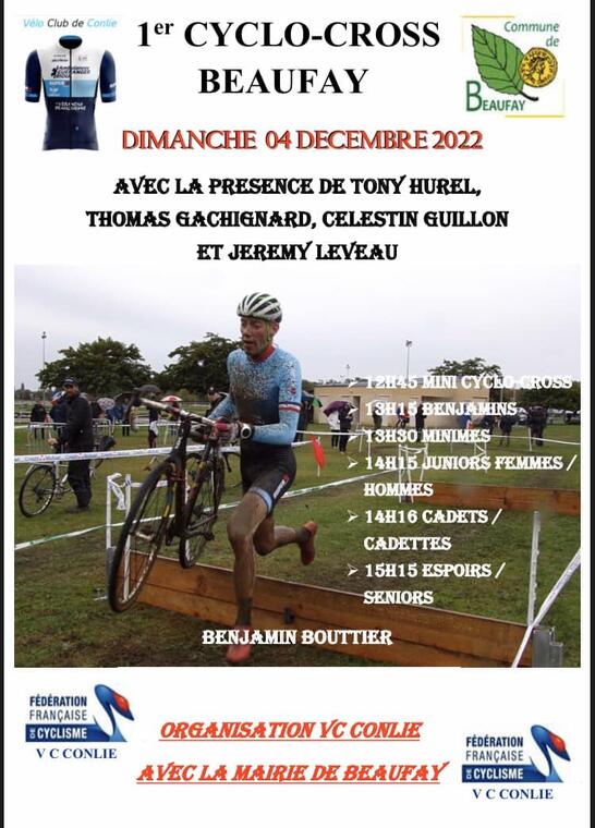 Cyclo cross de Beaufay 4 déc 22