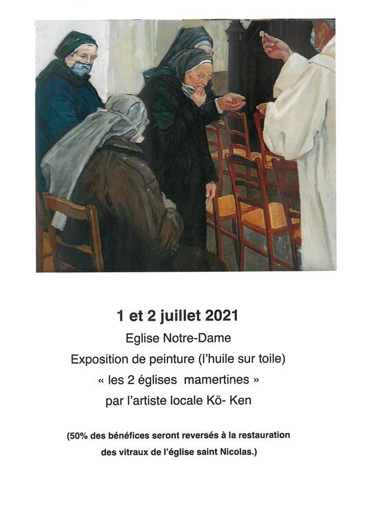 Expo Eglise ND 1 et 2 Juillet