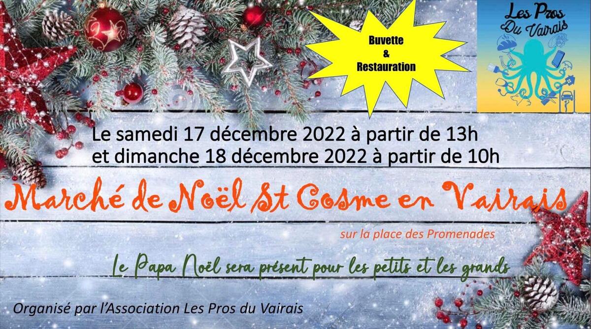 Marché Noël Saint Cosme 1