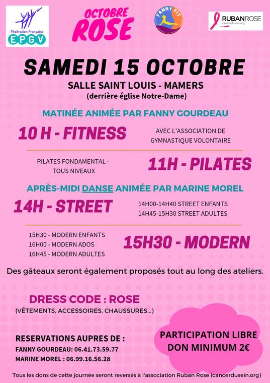 Opération Octobre Rose à Mamers