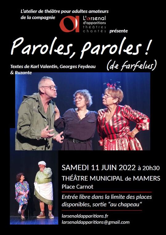 Théâtre Paroles paroles